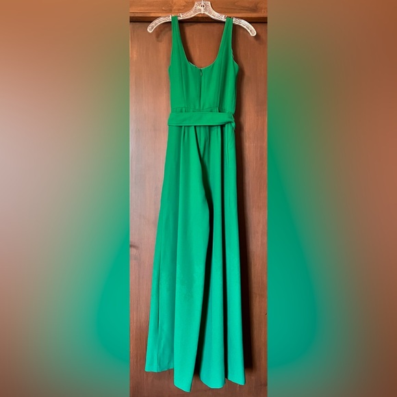 New Banana Republic “Kelly” Green Belted Scoop Neck Wide Leg Jumpsuit - Picture 10 of 15